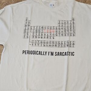 Delta White Periodic Table Graphic Tee